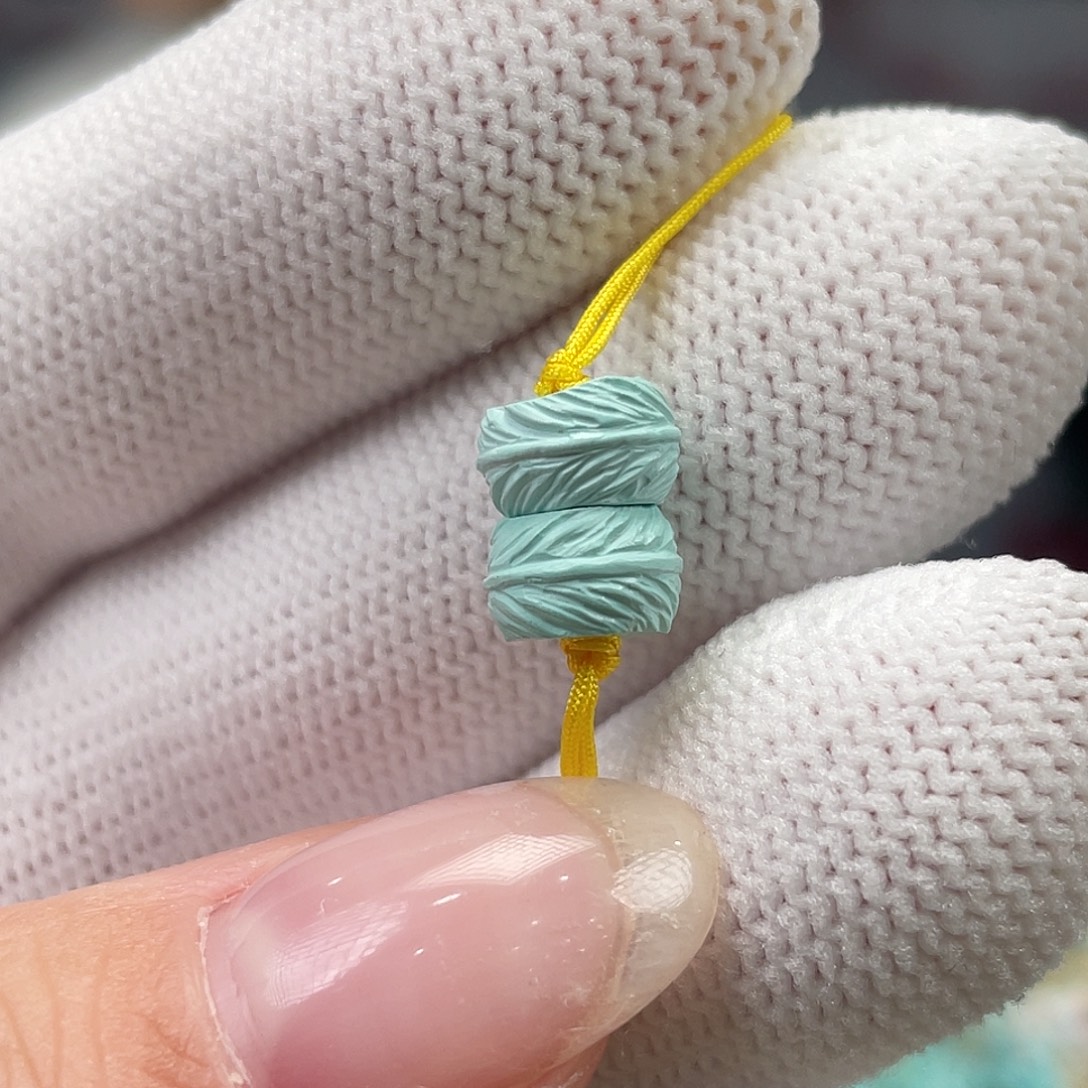 绿松石未镶嵌挂件