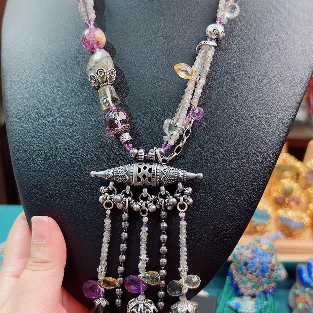 925银珐琅锦象原创设计款项链