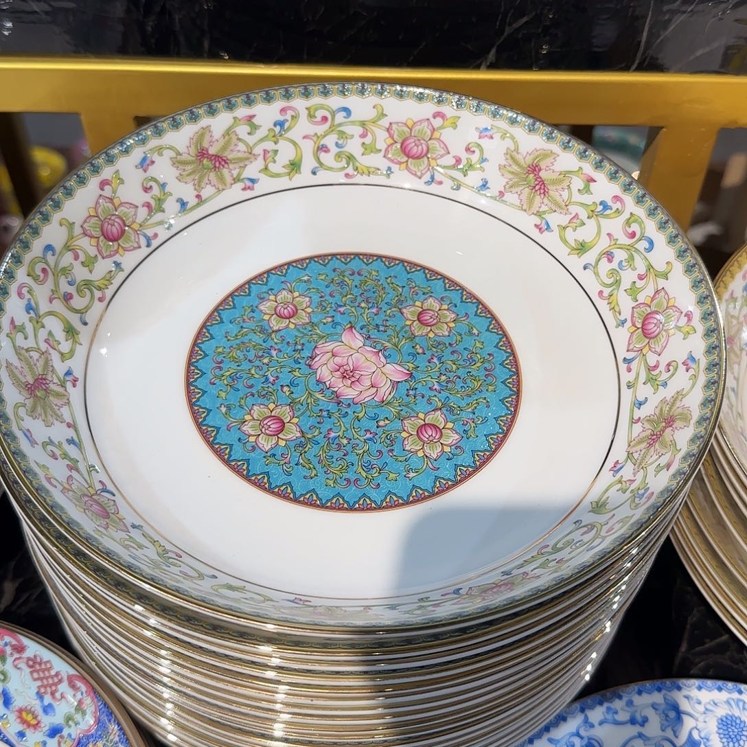 骨瓷珐琅彩工艺制作