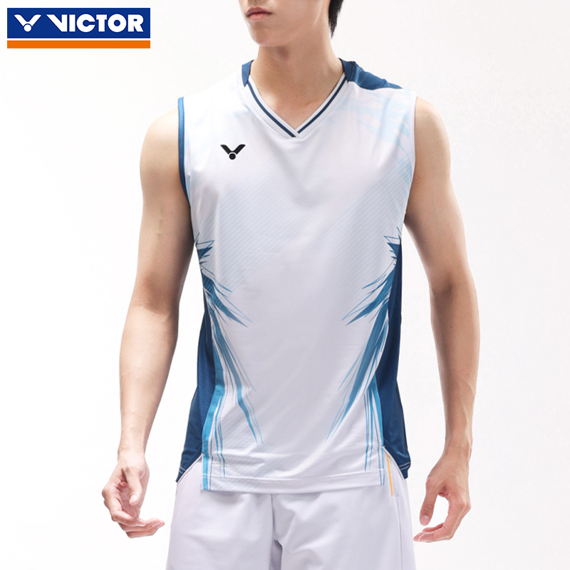 ✅✅victor胜利羽毛球服李梓嘉同款运动速干透气背心T恤T-50007