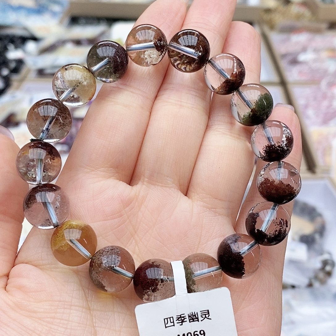 水晶手链未镶嵌M069 四季幽灵 12m+