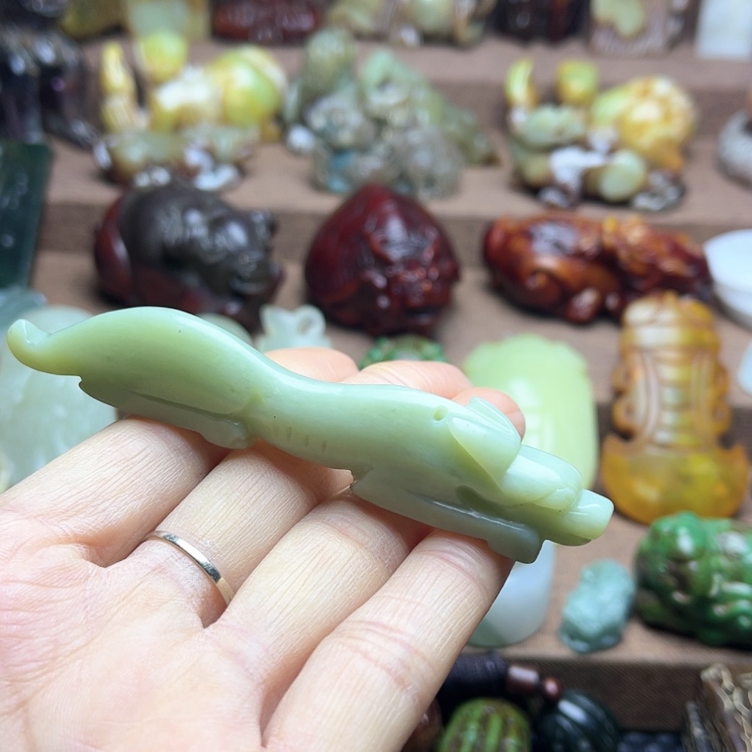 白玉菩提吊坠117。。