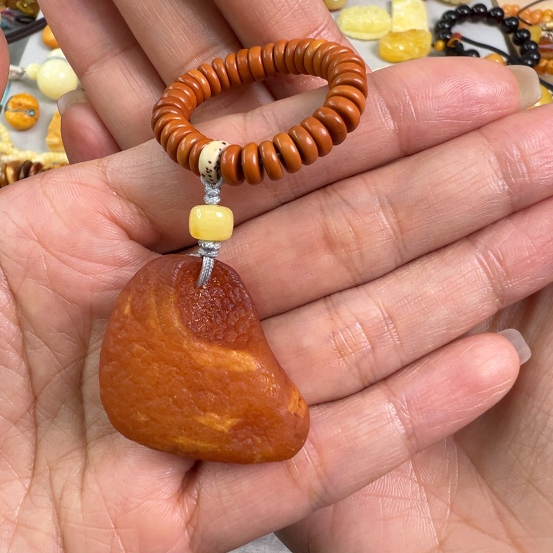 蜜蜡吊坠(不含链)未镶嵌蜜蜡