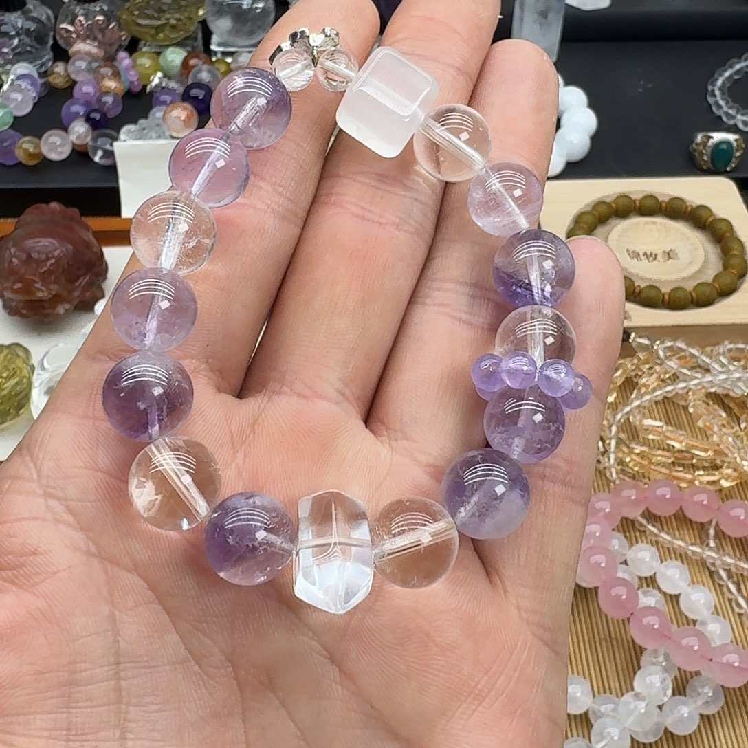 银S925镶嵌手链水晶