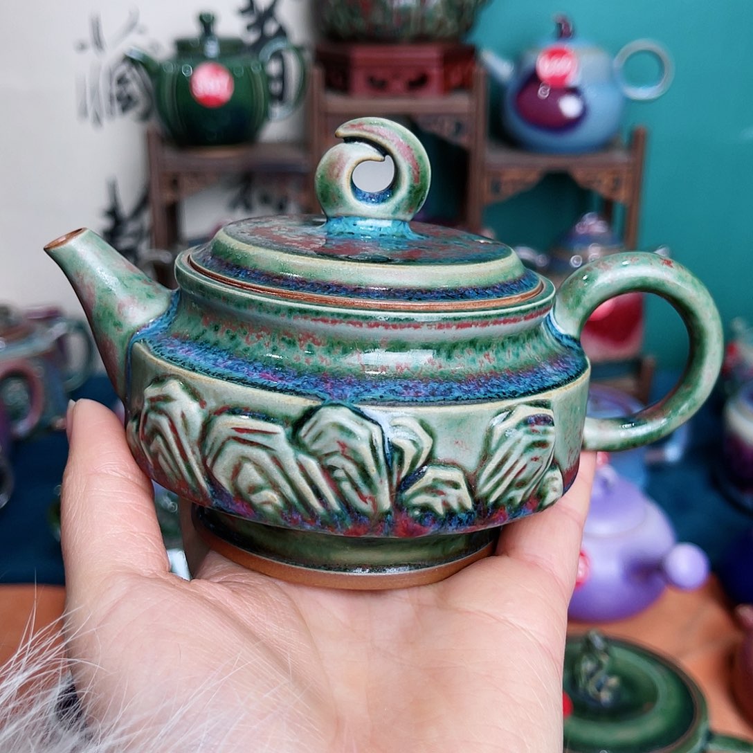 壶@*钧瓷艺术作品茶