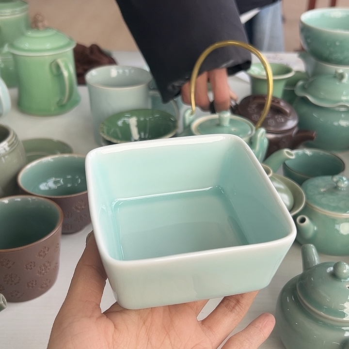 小米茶器龙泉青瓷