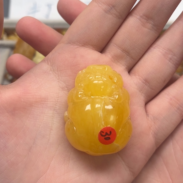 裸石琥珀未镶嵌天然蜜蜡配件