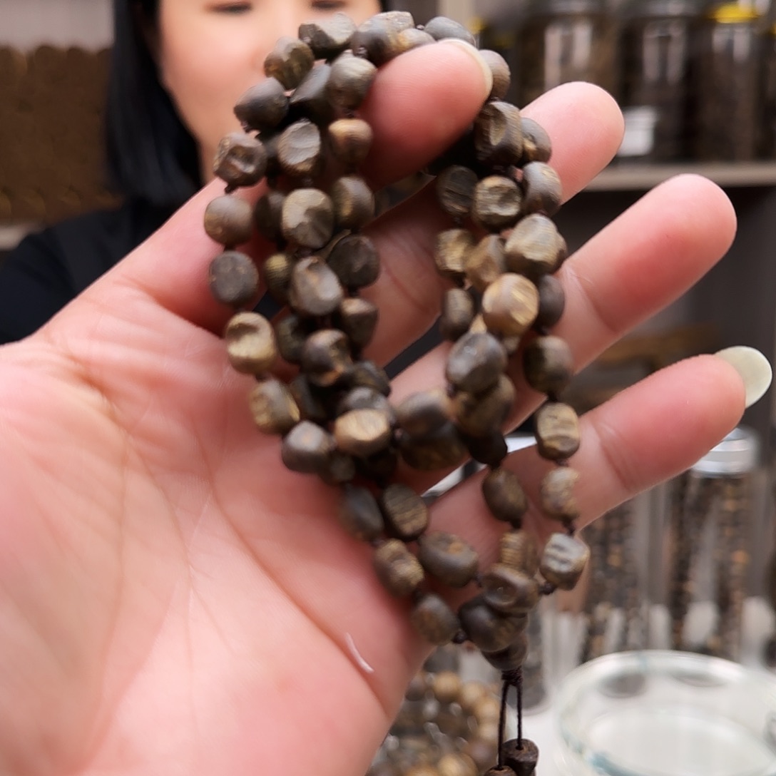 沉香手串广东黑棋