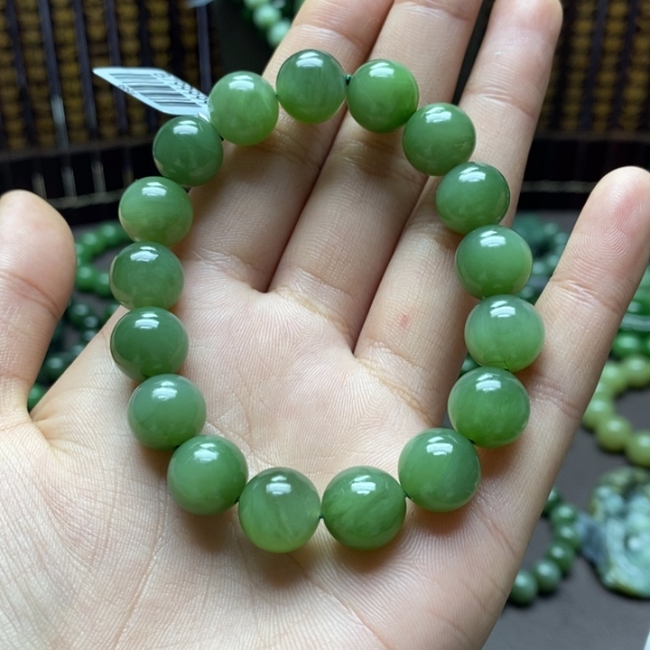 和田玉手串未镶嵌