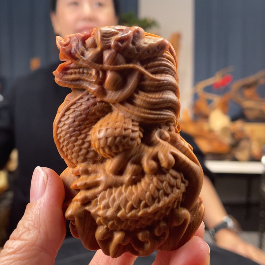 柏木（崖柏）手把件