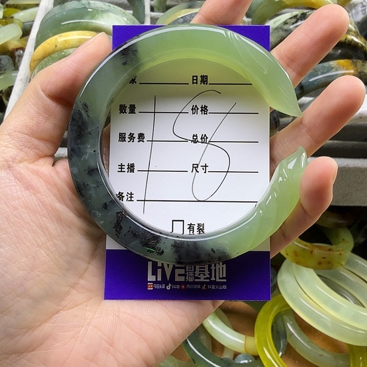 不***胃蛇纹石玉未镶嵌岫玉蛇纹石手镯