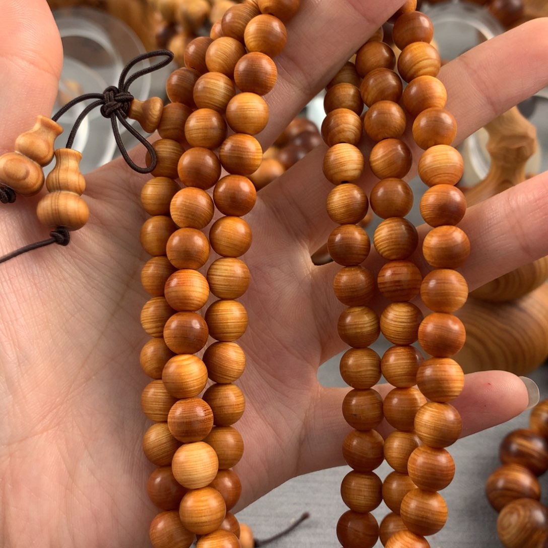 迷***柏木（崖柏）手串/手链0.8