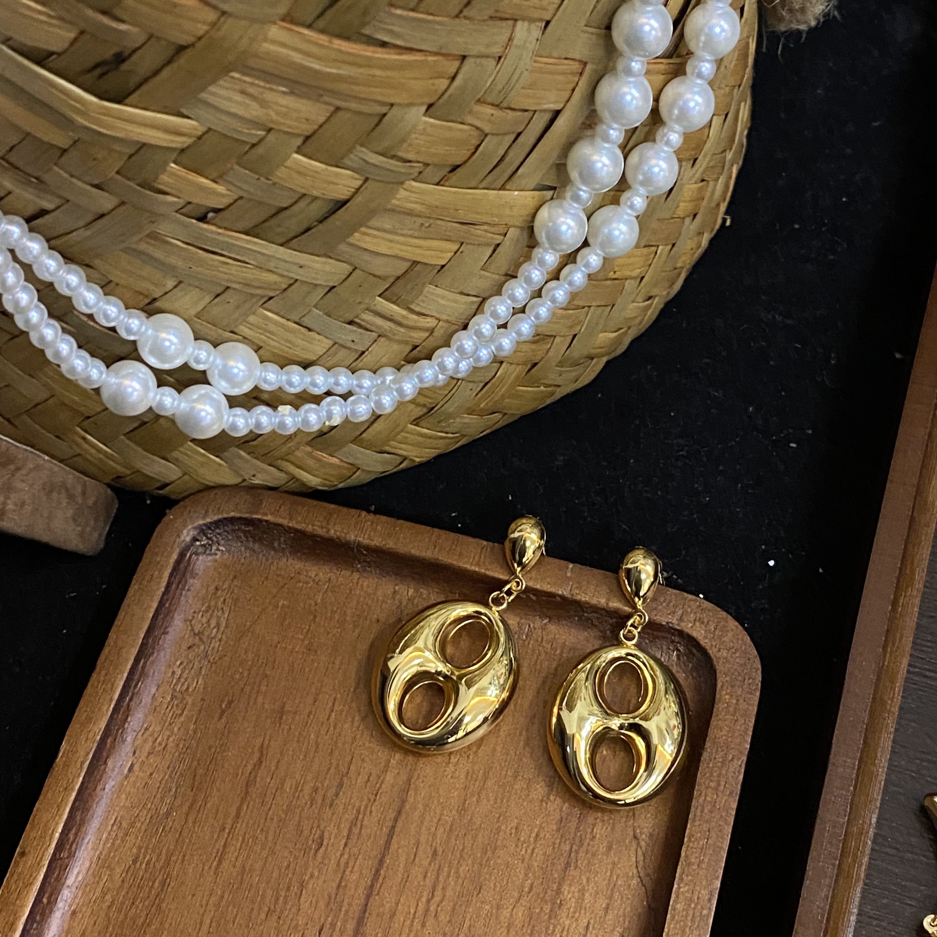 钛钢耳饰 iLaruN新款钛钢耳环