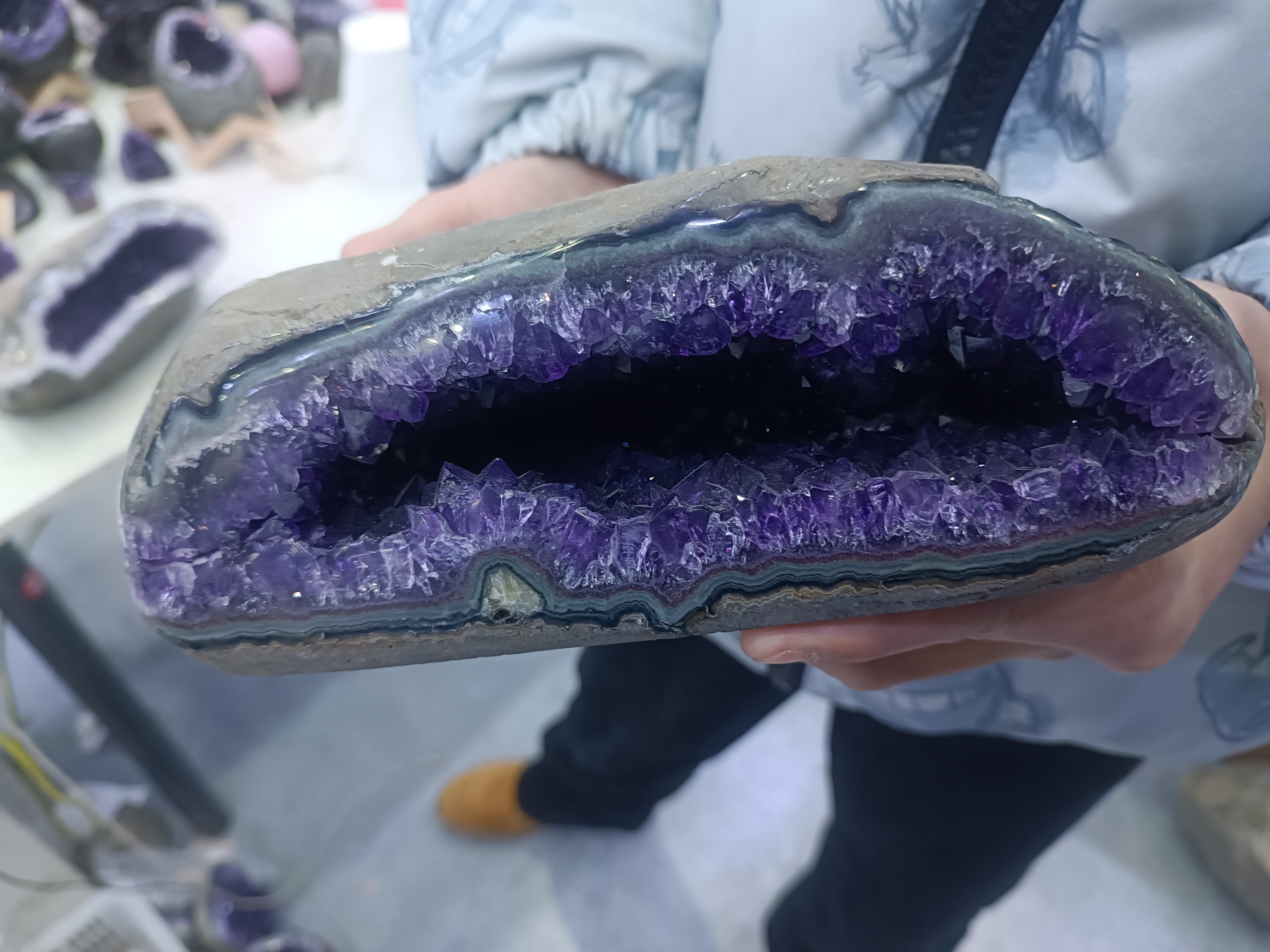 巴西乌拉圭紫水晶摆件