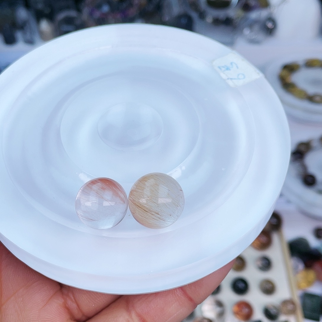 水晶单珠打孔不退不换未镶嵌D**l