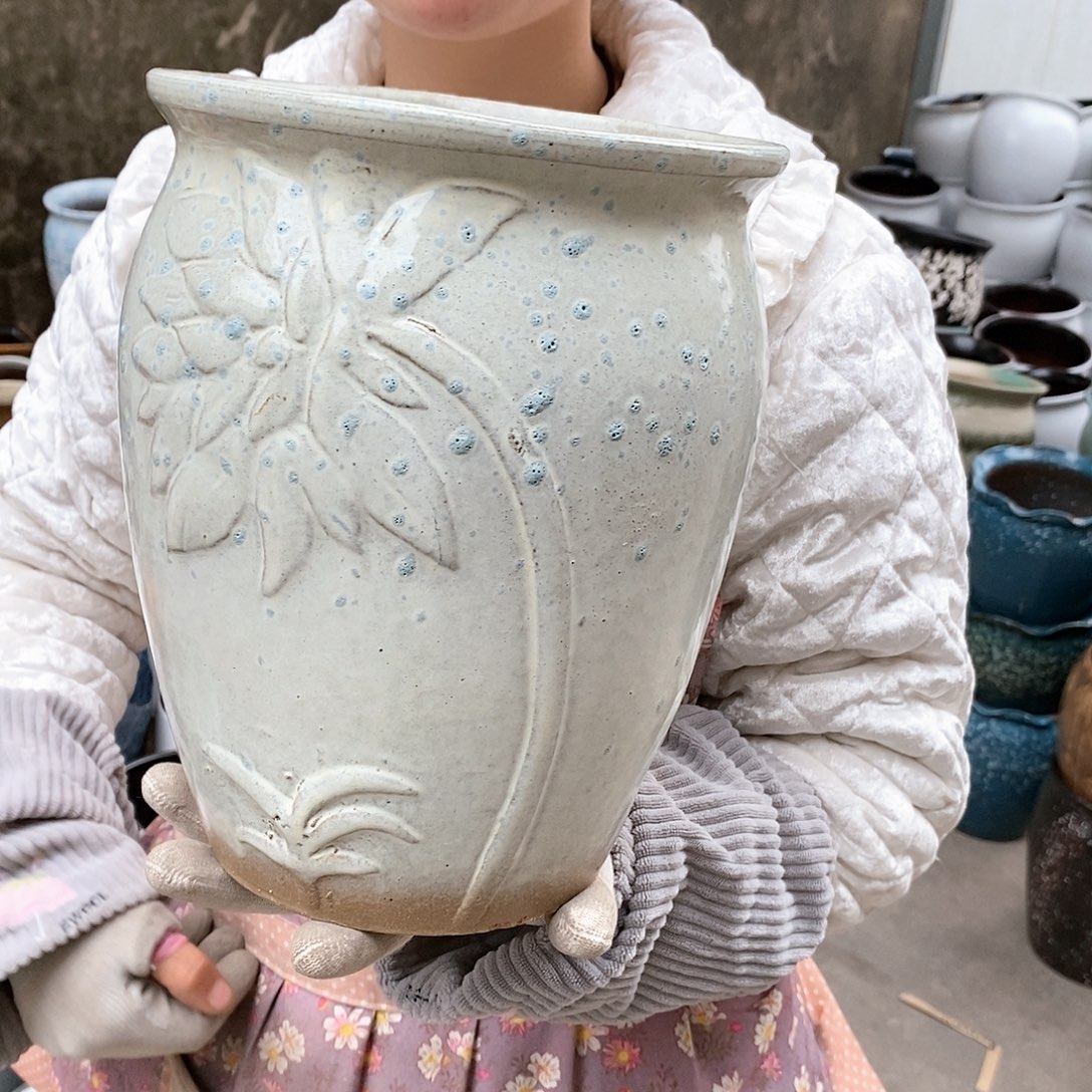 紫砂花盆正品口20高25