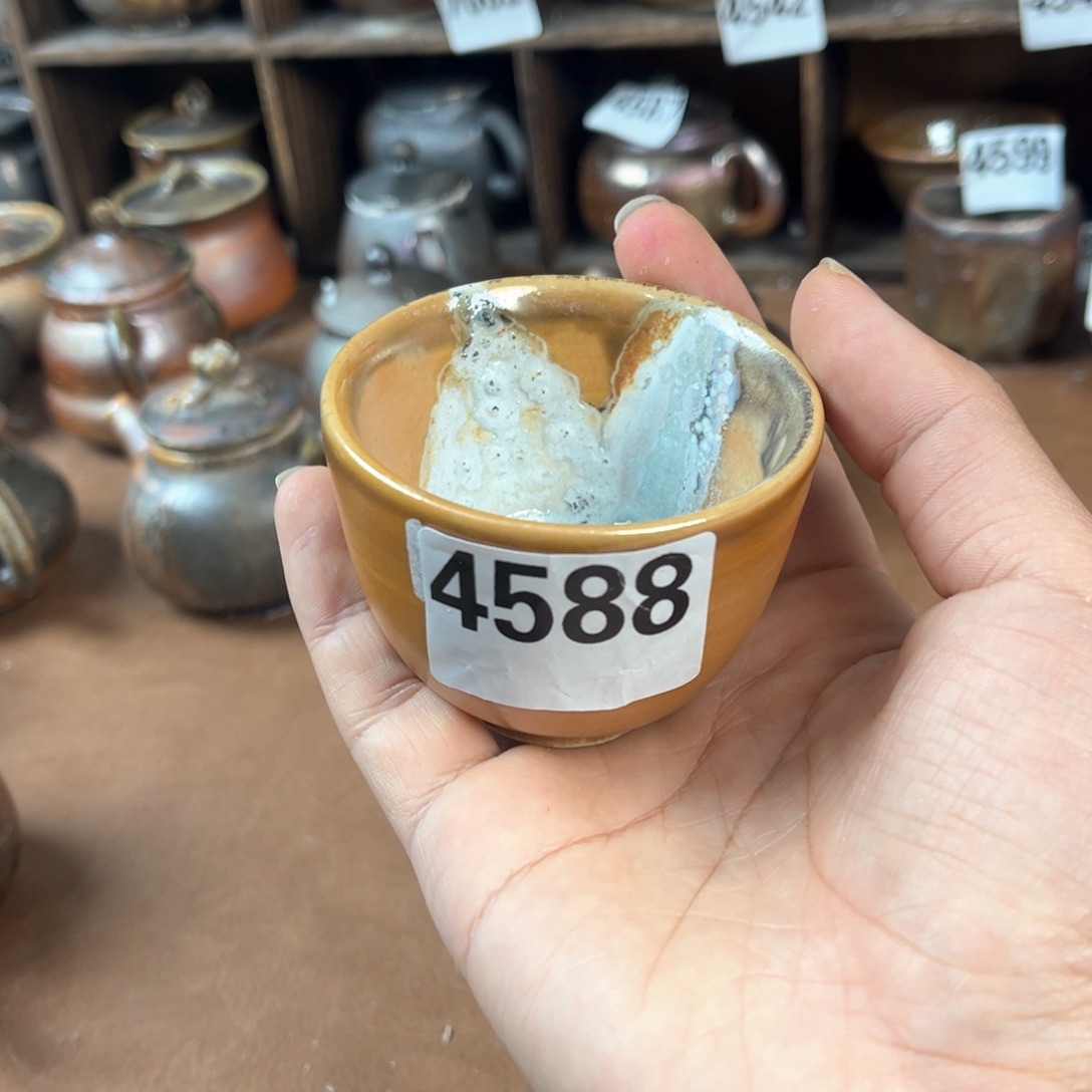 壶醉*薇柴烧茶器主人杯