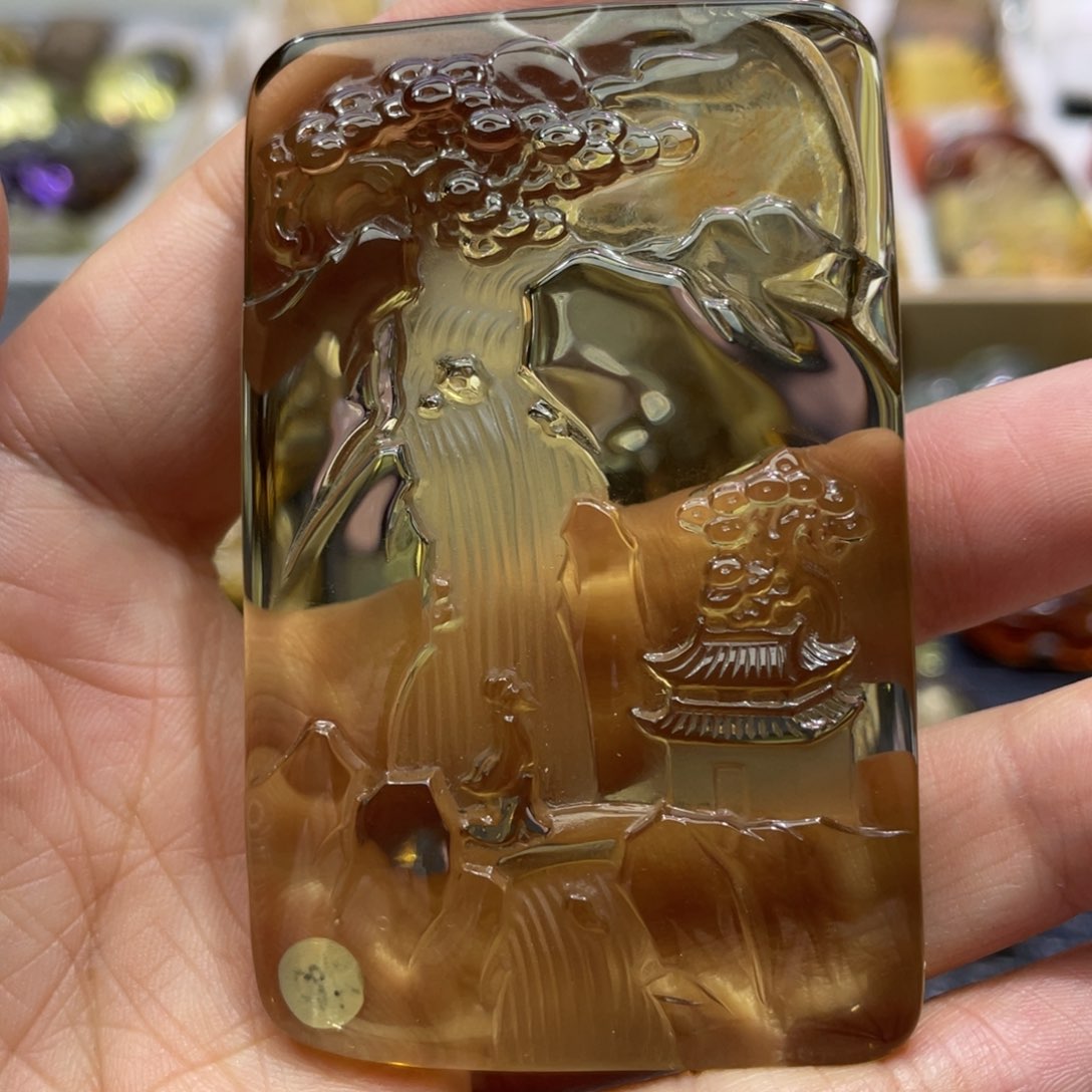 水晶颈饰未镶嵌定制
