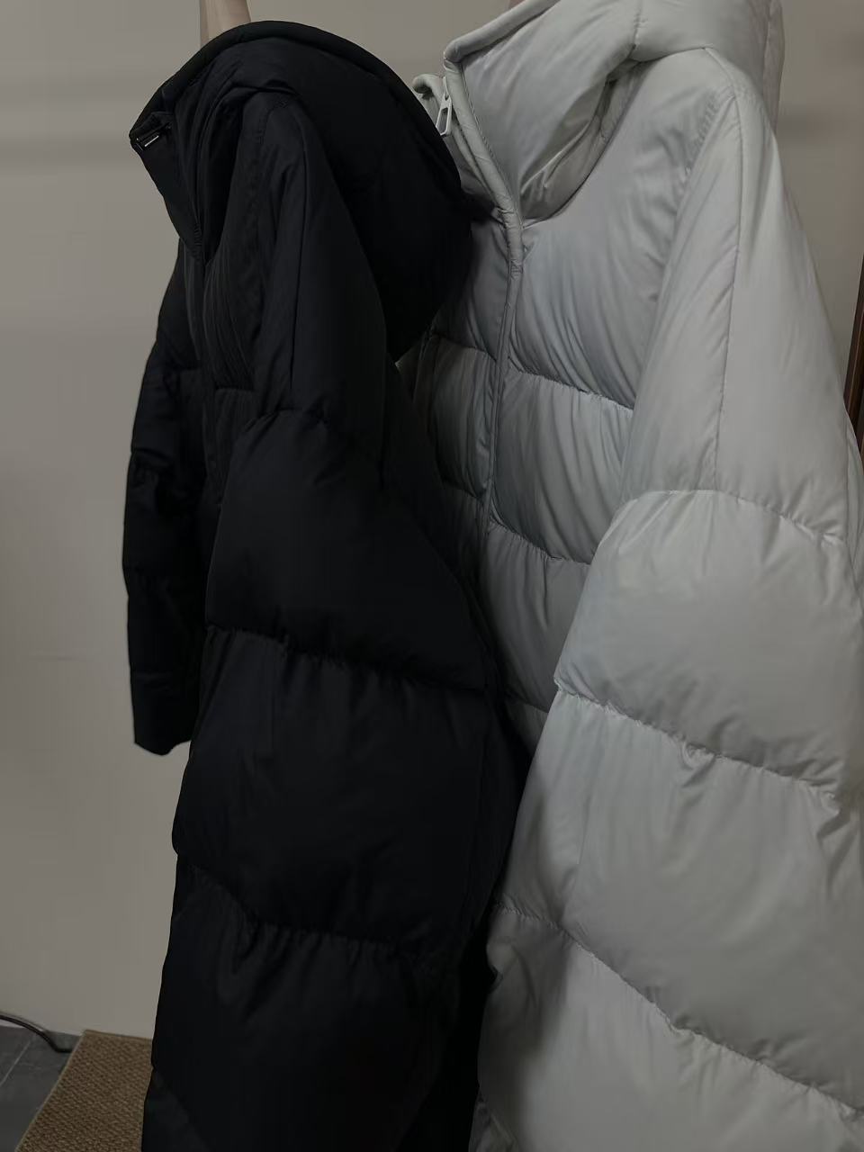 大版中长款排骨羽绒宽松慵懒微胖女生必备