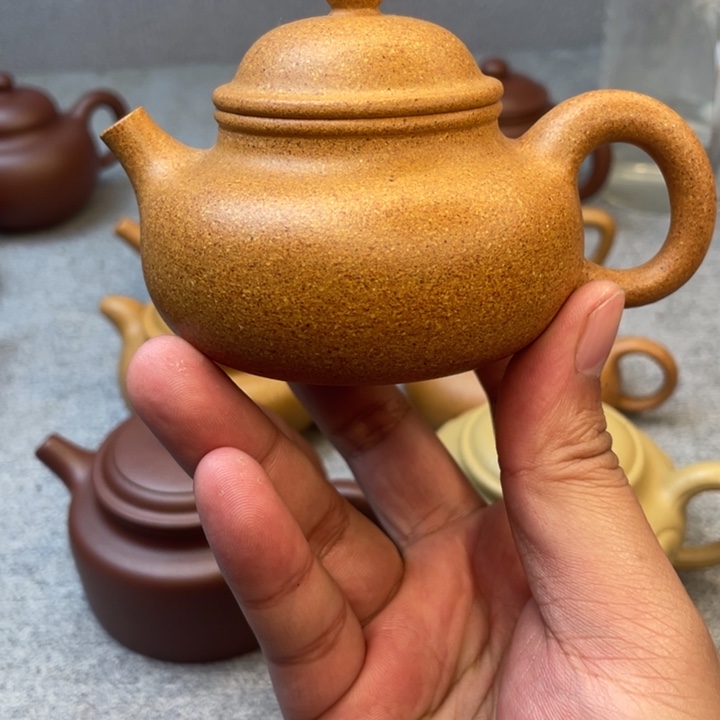 紫砂茶壶小*，全手工融天