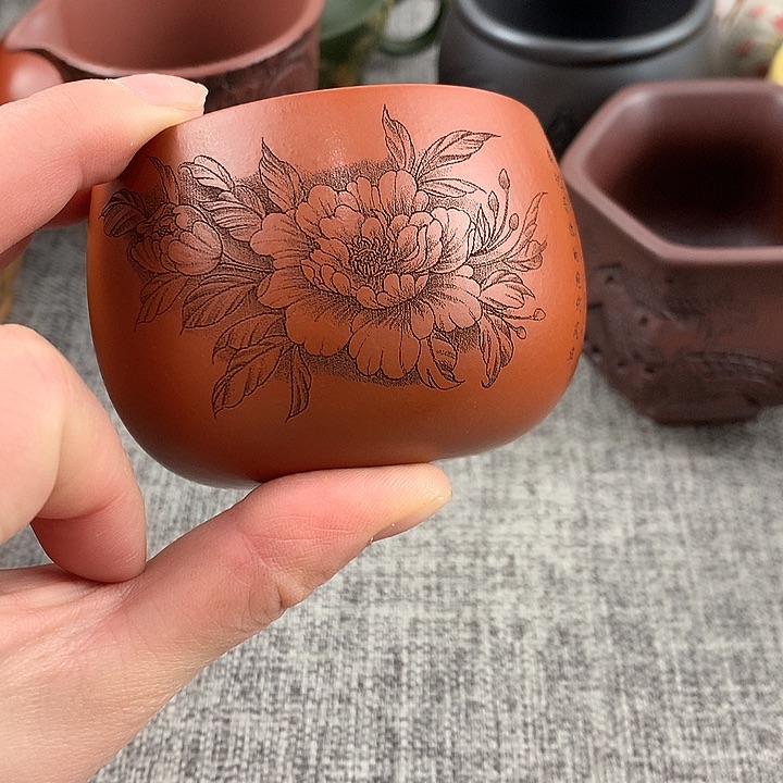 紫砂茶杯高端主人杯