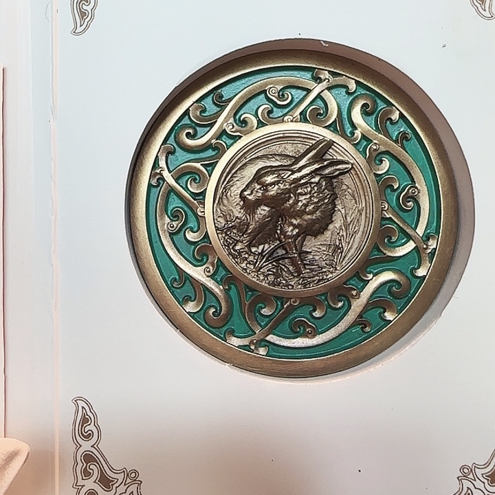 其他普通金属贺岁生肖兔铜章