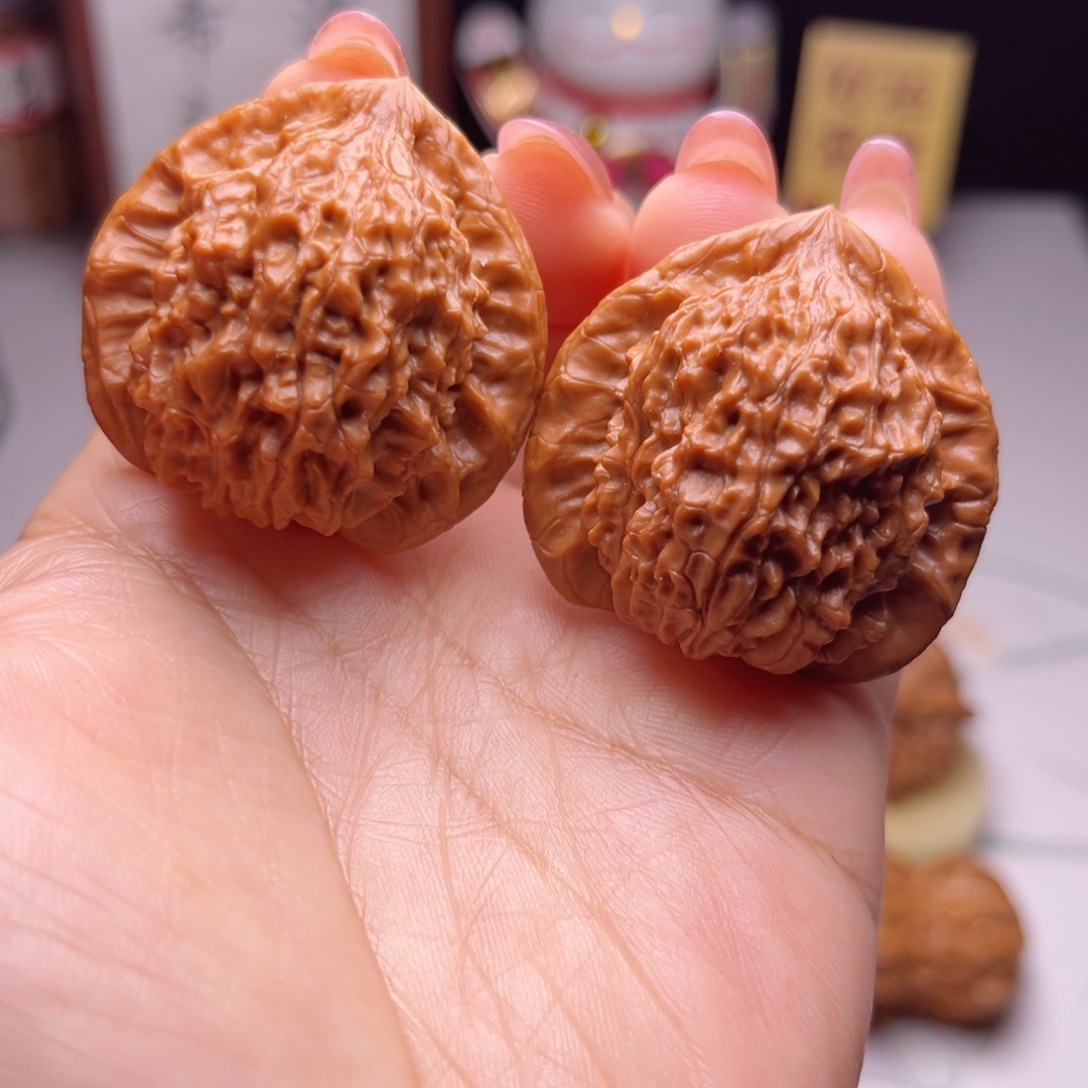 吊坠文玩核桃硬核，野核朱雀