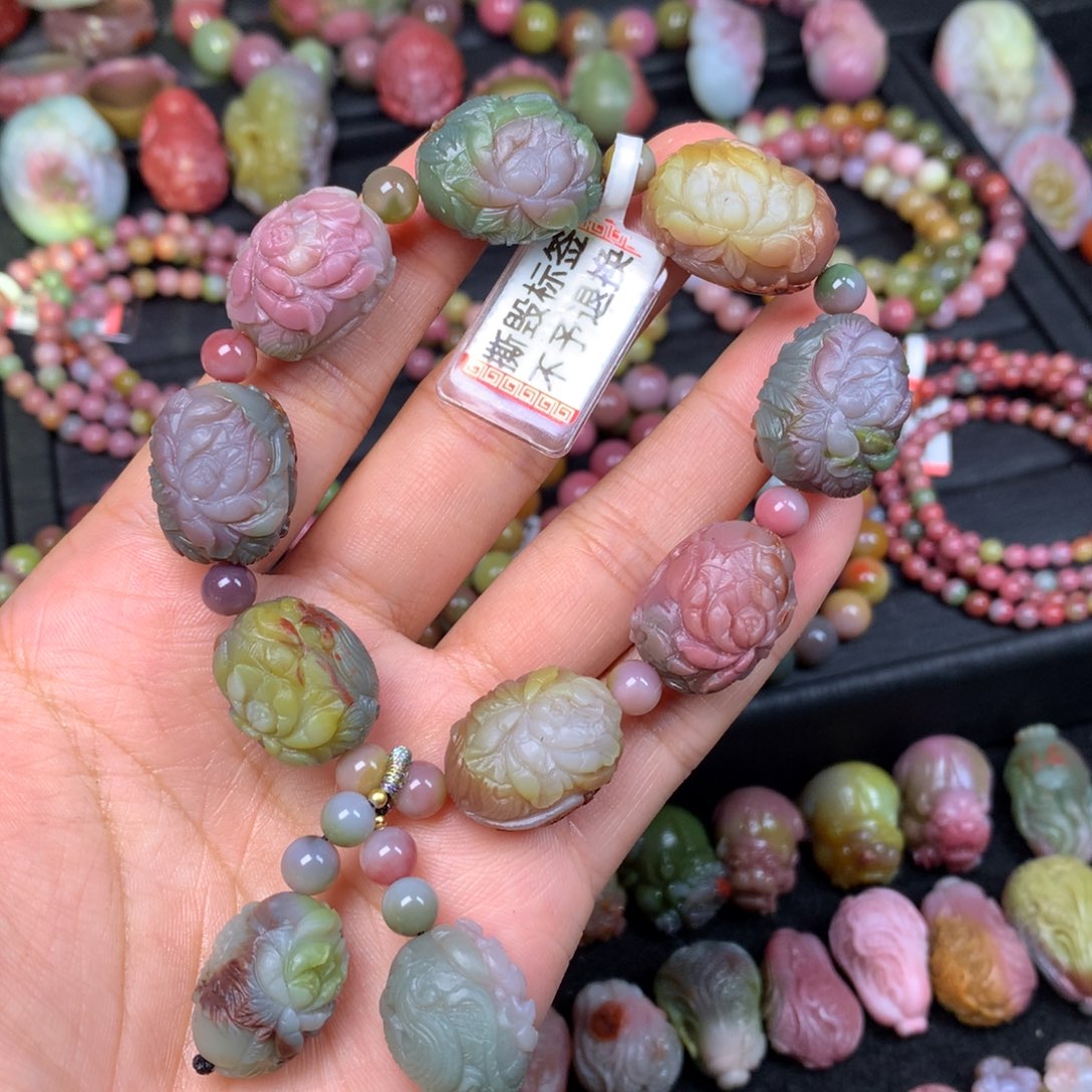 玛瑙/玉髓未镶嵌手链