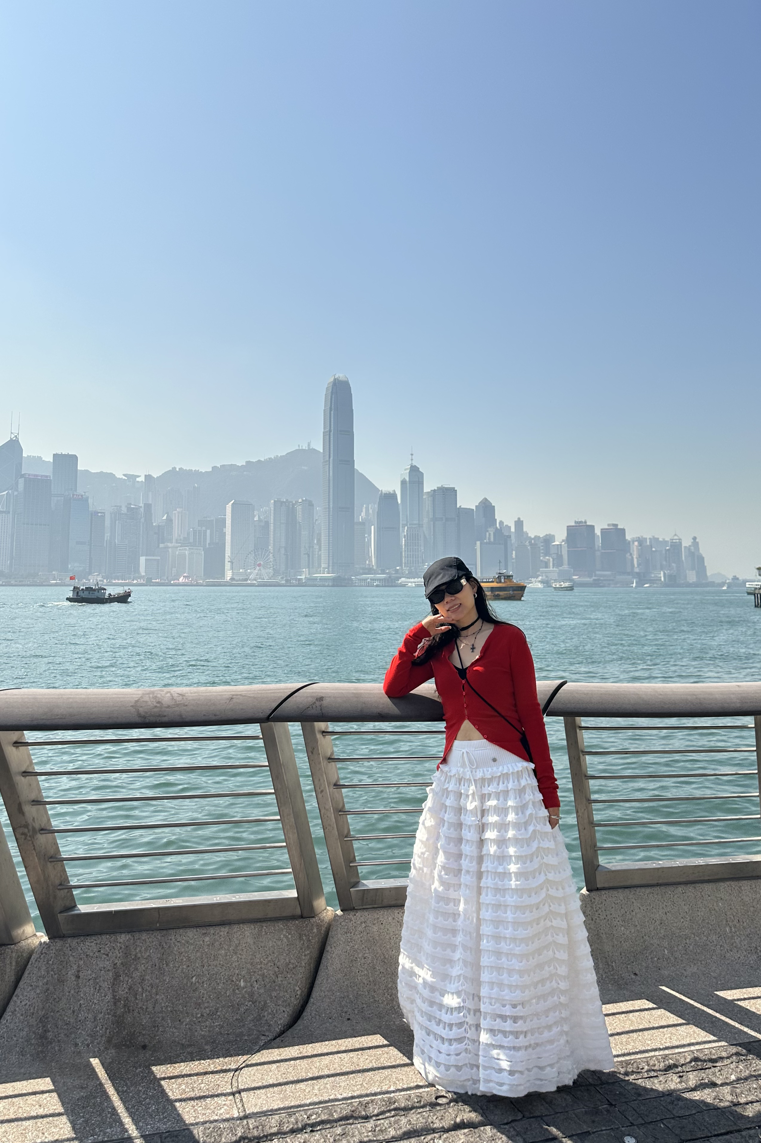 香奶奶小众设计感半身长裙女A字裙