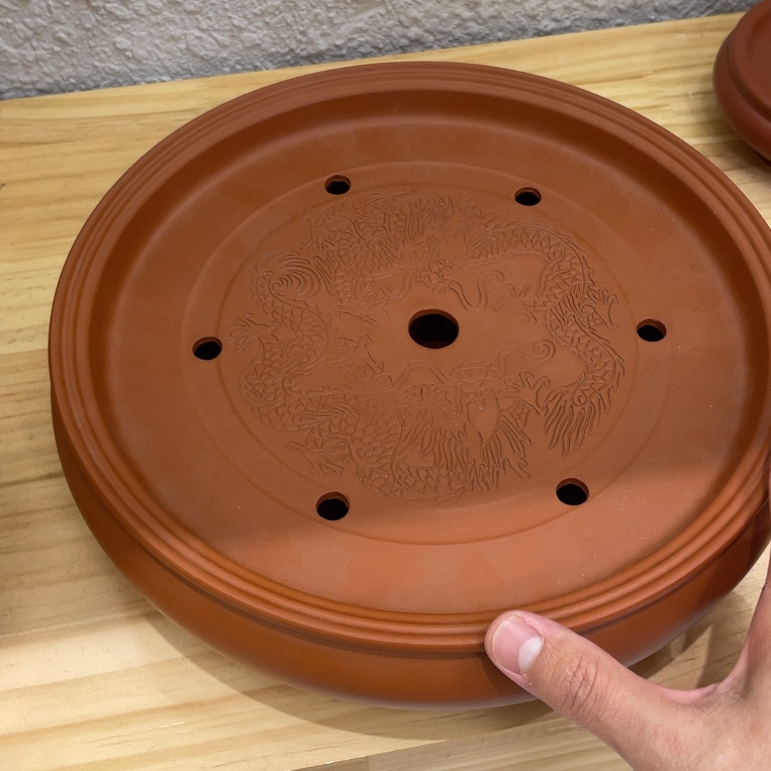 小**?双龙茶盘茶盘10寸……