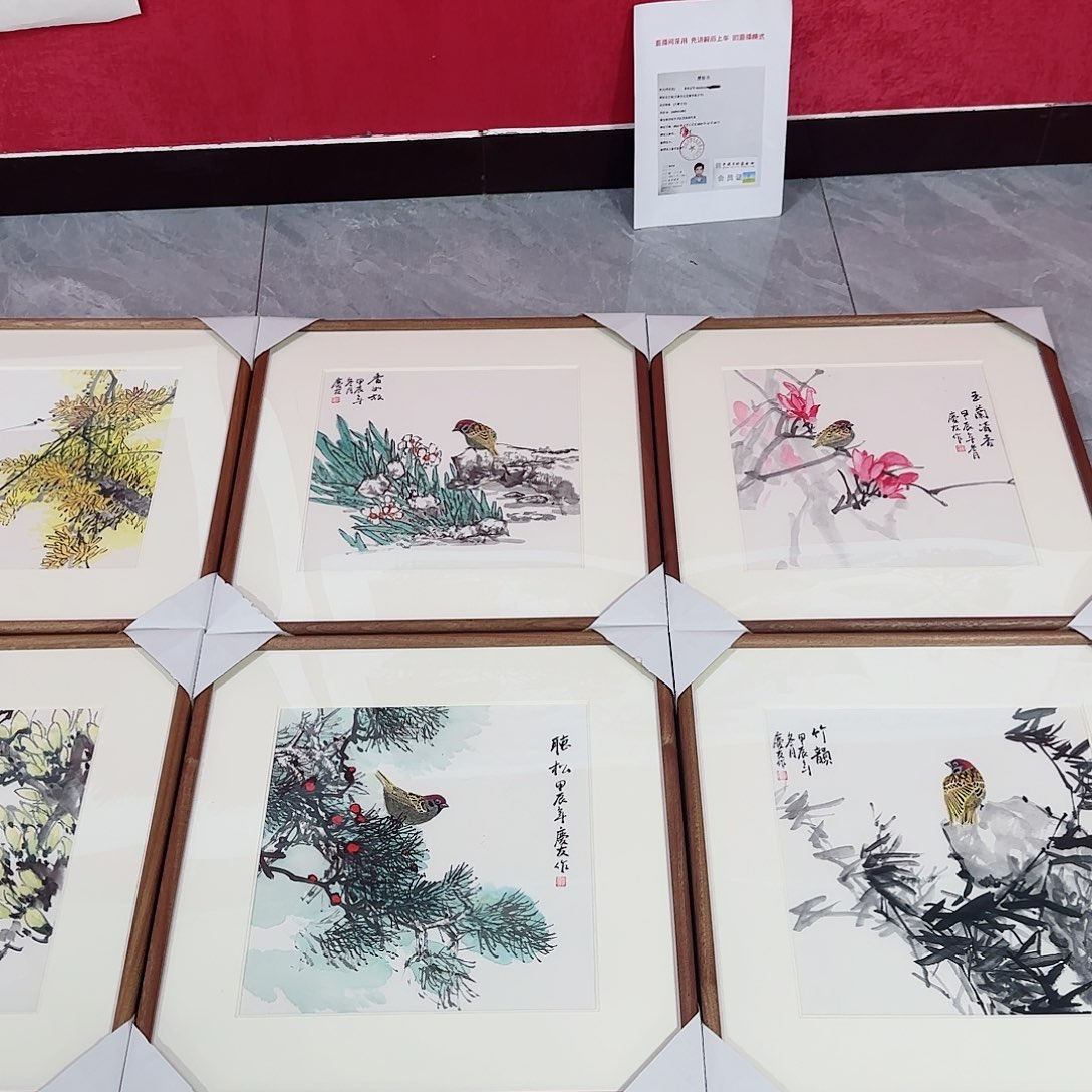 国画蚂*李庆友老师经典画作