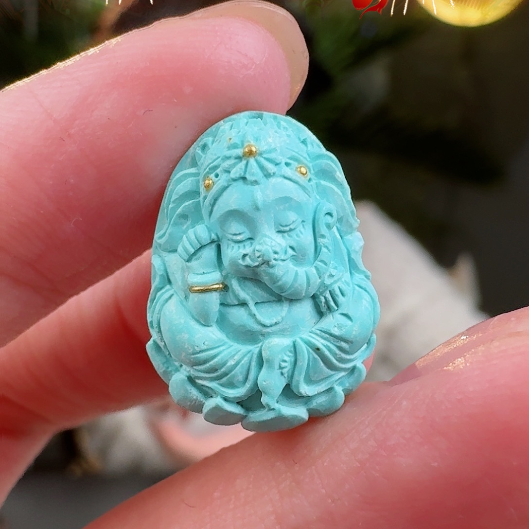 绿松石珠宝奇石未镶嵌