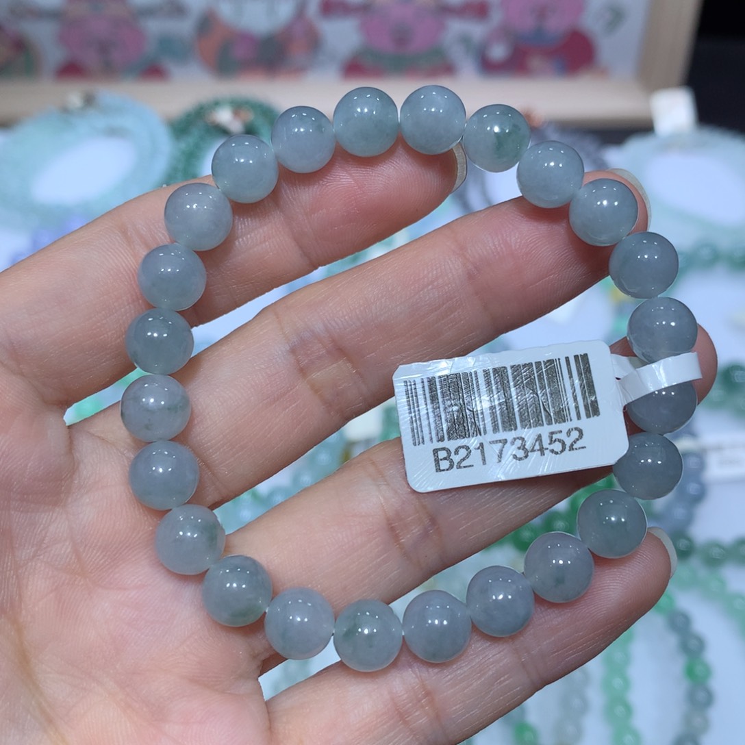 翡翠未镶嵌手链天然