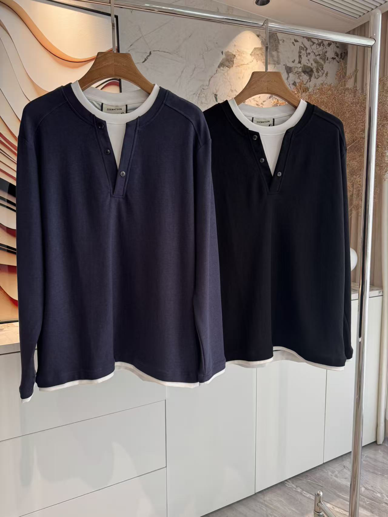 2025秋季美式休闲圆领5011