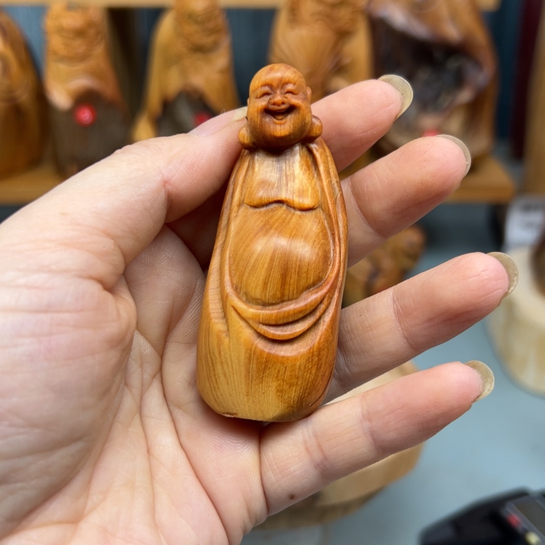 柏木崖柏木摆件手把件，2