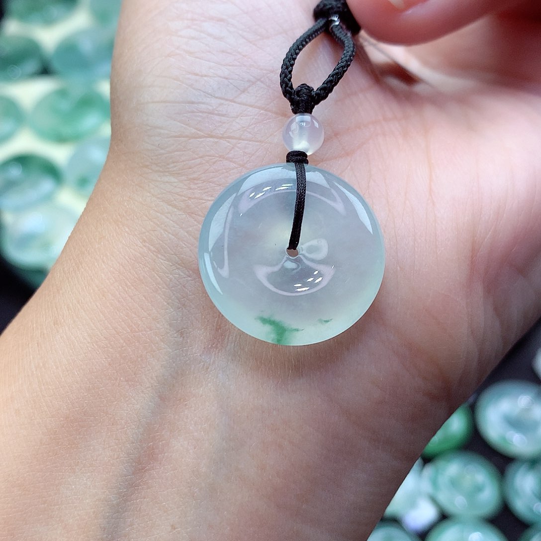 翡翠颈饰未镶嵌63尺寸22-5.4