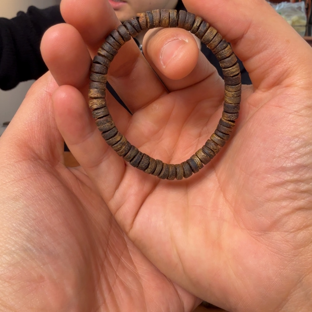 沉香手串高等级99浮沉 6mm直切