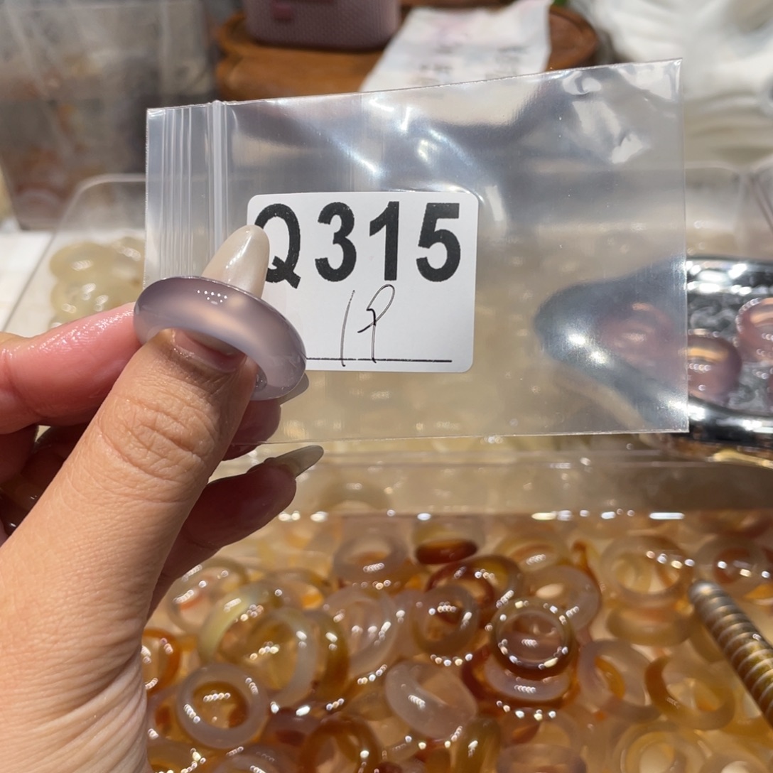 玛瑙/玉髓未镶嵌戒指315