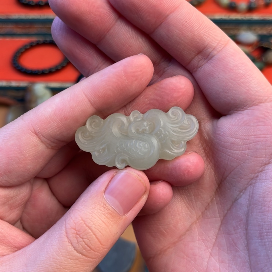 和田玉颈饰未镶嵌