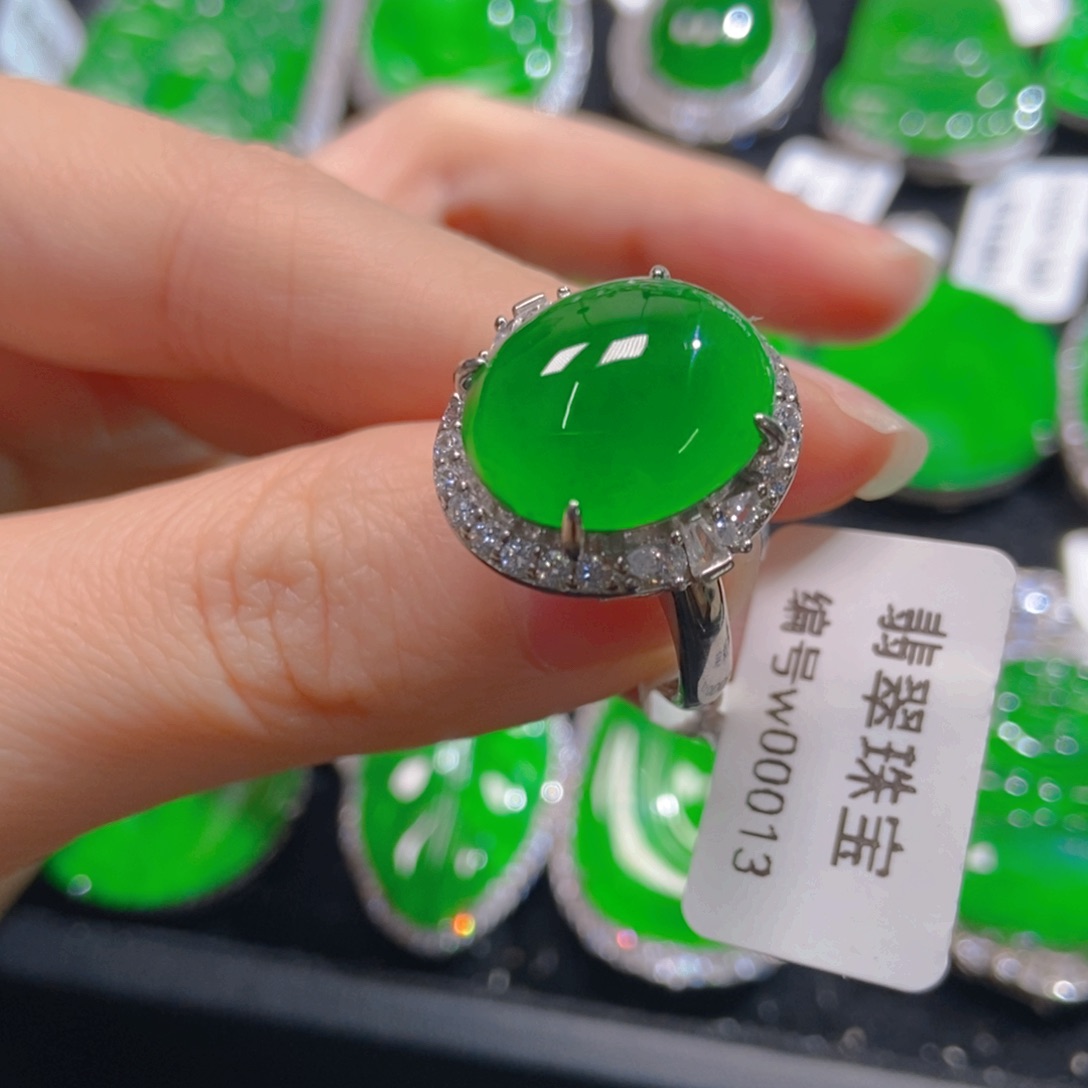 翡翠吊坠(不含链)银S925镶嵌