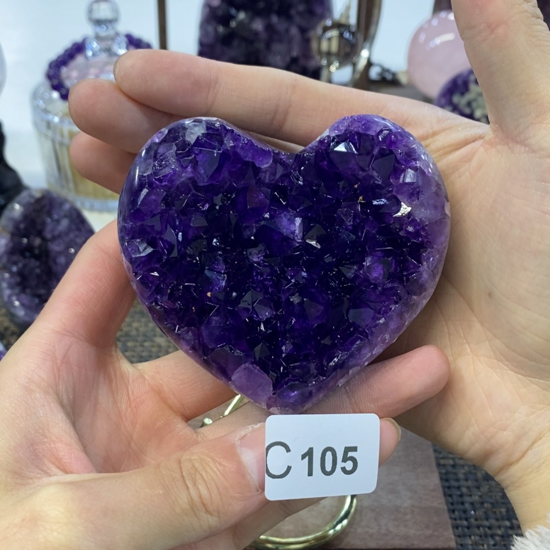 紫晶摆件摆件未镶嵌