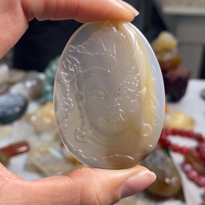 玛瑙/玉髓吊坠(不含链)未镶嵌