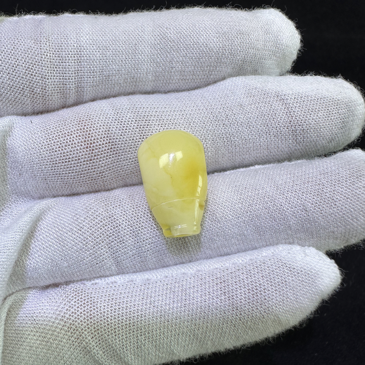 ZT3559天然蜜蜡三通西施壶对孔11.2✖️18.5无优化支持复检