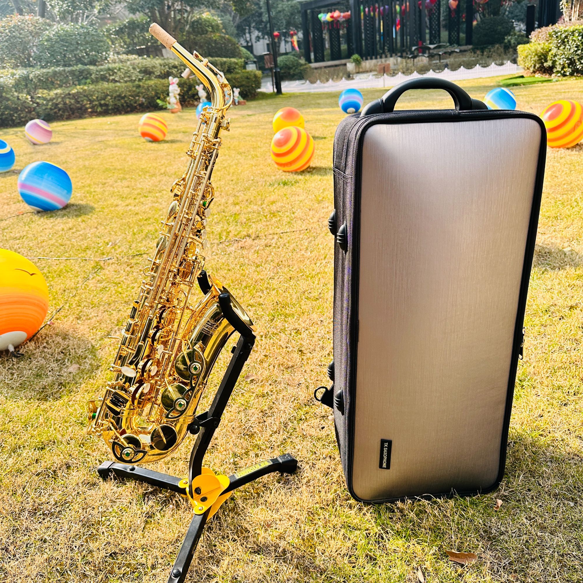 台湾TK邀请萨克斯中音/次中 裸铜/金漆