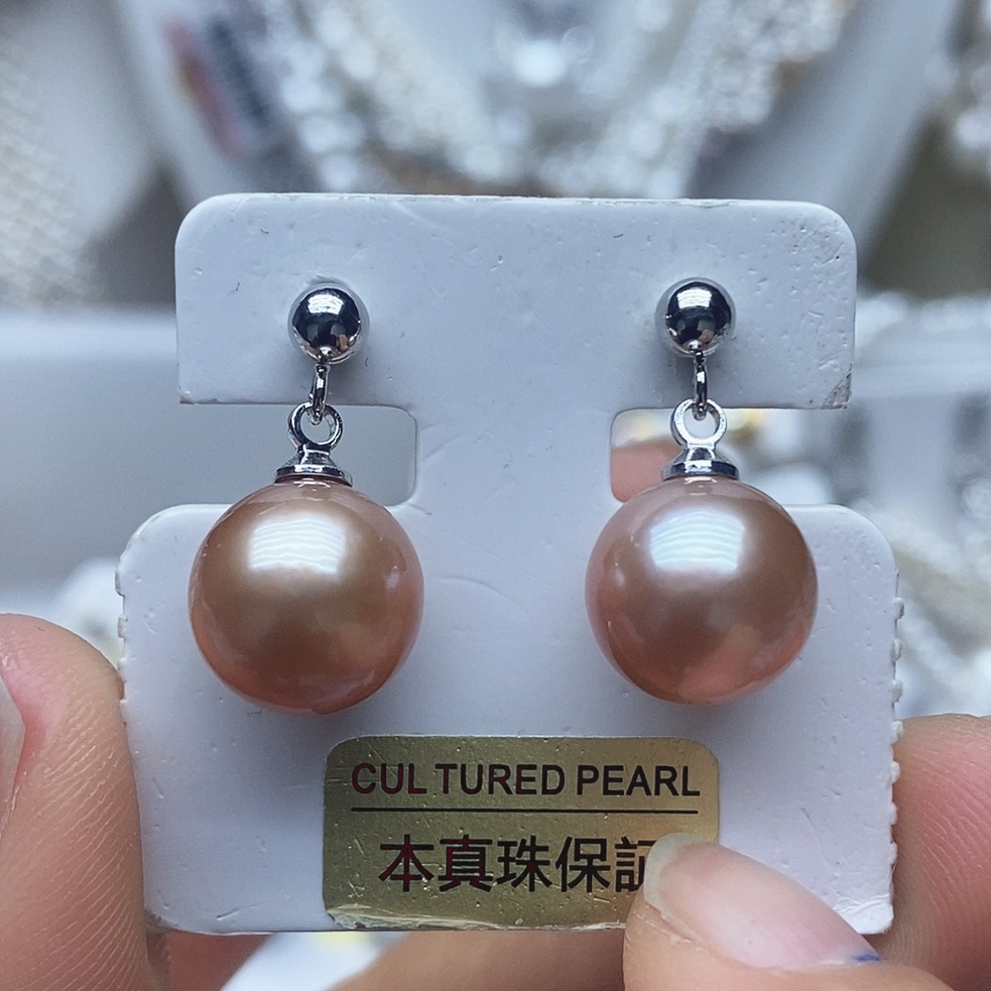 淡水珍珠耳钉未镶嵌