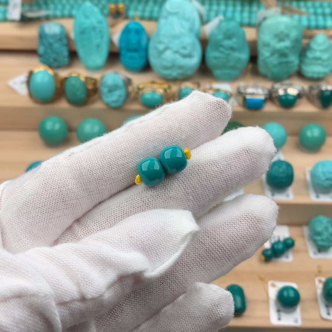 绿松石配饰未镶嵌7.8