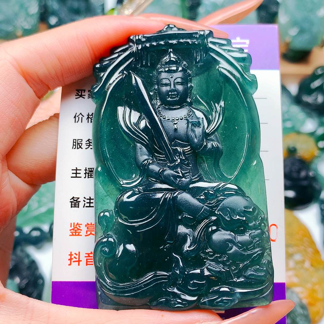 【闪购商品】翡翠颈饰未镶嵌纯天然A货翡翠