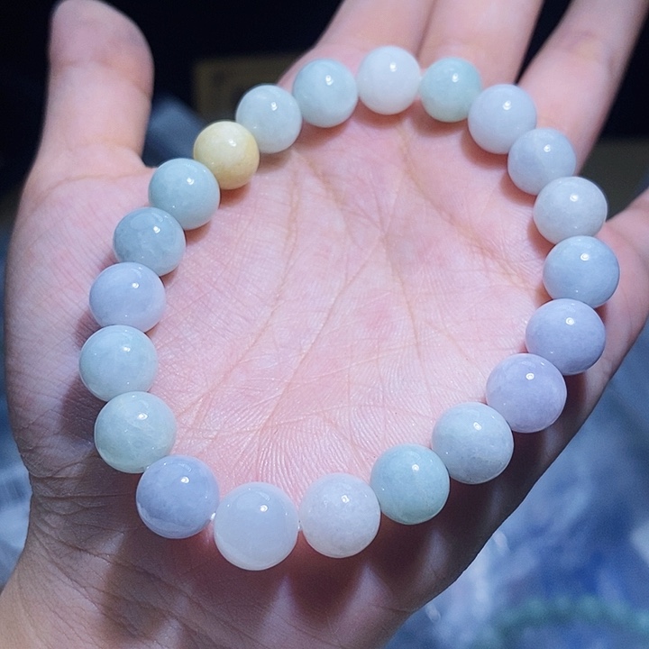 未镶嵌手串翡翠天然缅甸A货翡翠9.3