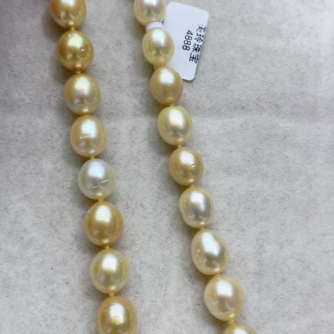 海水珍珠颈饰银S925镶嵌