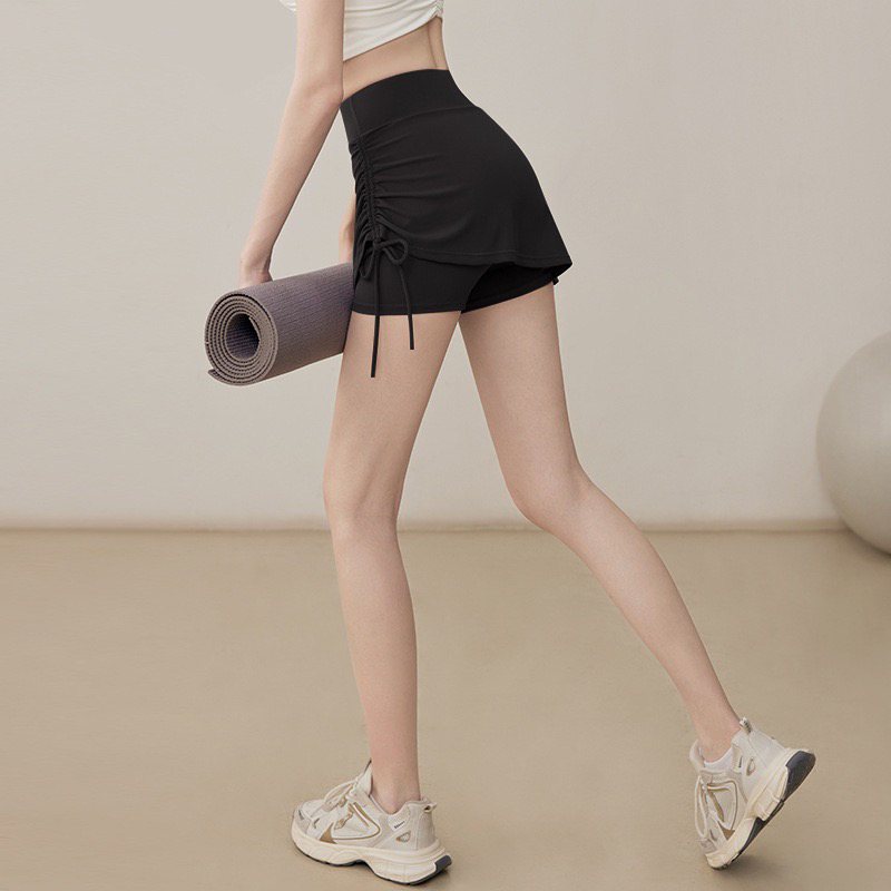 是妳It's you瑜伽服运动短裤可外穿跑步训练健身瑜伽裤裙